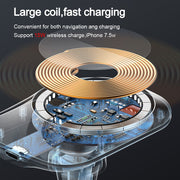 Mcdodo 15W Qi Magnetic Wireless Charger For iphone 12 13 11 Pro Max Wireless Charging Stand Car Phone Holder For Samsung Huawei