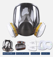 3M Mask 6800 Full Face Protective Mask Anti Paint Spray Odor Anti Industrial Dust Gas Mask