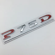 Applicable to Tesla car sticker MODEL3MODELS MODELX P75D P85D P90D P100D logo