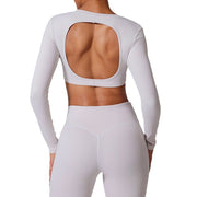 Yoga suit set sandblasting tight fitting shaping high waist fitness sports leisure yoga suit set