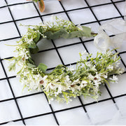 Forest women's floral wreath fresh little daisy princess sweet headband spring photo headband