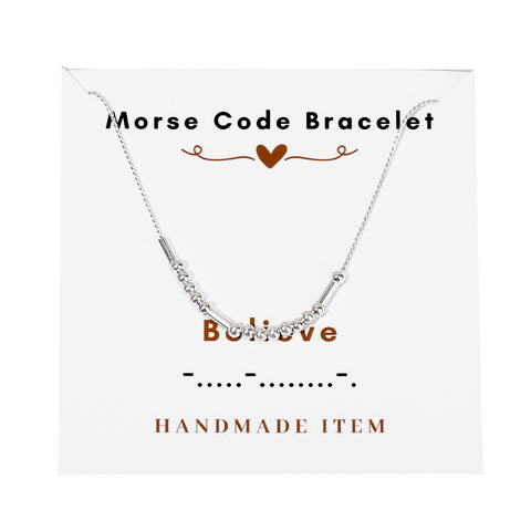 Morse code necklace alphanumeric couple personalized collarbone chain necklace