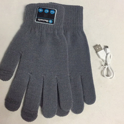 Winter Wireless Bluetooth Gloves Built-In Touch Screen Stereo Speakers Cycling Outdoor Gloves