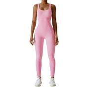 Spring seamless one-piece yoga suit for Europe and America, dance, abdominal tightening, slimming, sports, elastic and tight fitting jumpsuit