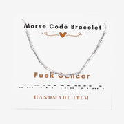 Morse code necklace alphanumeric couple personalized collarbone chain necklace