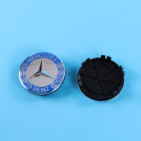 Suitable for wholesale 75mm wheel hub covers for all models of Mercedes Benz modified 12 foot car cover labels