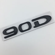 Suitable for Tesla MODEL3 S X Y 75D 85D 90D 100D displacement tail label metal car sticker