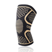 Sports knee pads moisture wicking deodorizing copper ion knee pads basketball hiking running copper fiber knee pads