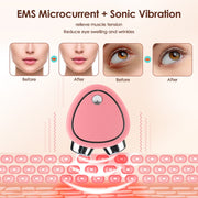 Microcurrent lifting face beauty instrument facial massager roller face thinning instrument firming face massager