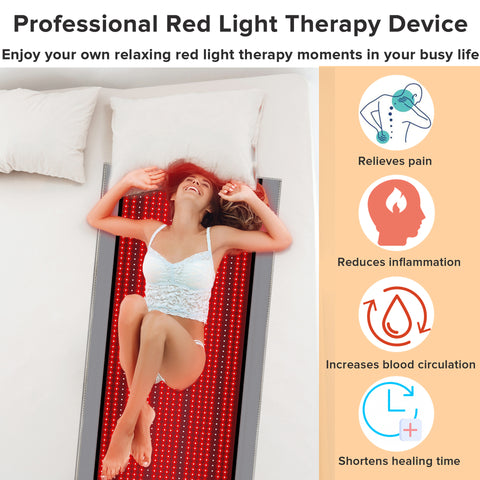 Red light therapy nursing, phototherapy mattress, pulse red light wave mattress