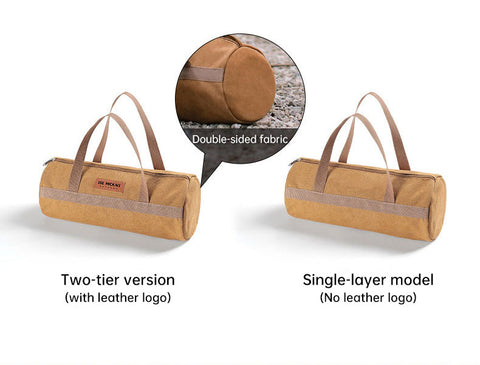 Outdoor Camping Accessories Storage Bag Tent Wind Rope Nail Tool Storage Bag Camping Portable Nail Bag Cylinder Bag