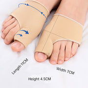 Toes Separator Socks Thumb Adjuster Straightener Feet Bone Orthotics Appliance Hallux Valgus Splint Sleeve Bunion Corrector