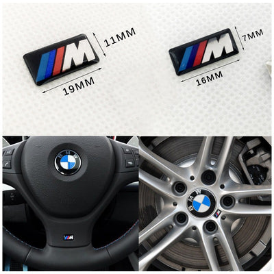 Suitable for BMW steering wheel decoration sticker 3 series 5 series 7 series BMW X1X3X5X6 key hub M car sticker