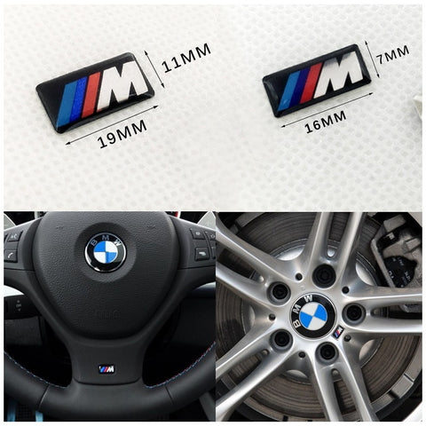 Suitable for BMW steering wheel decoration sticker 3 series 5 series 7 series BMW X1X3X5X6 key hub M car sticker