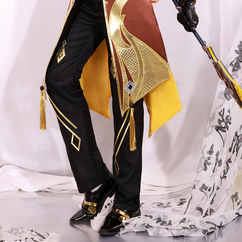 Genshin Impact Morax Zhongli high matching version Zhongli cos clothes matching shoes