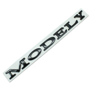 Suitable for Tesla Model 3/Y modified metal rear badge MODELY red letter car badge sticker