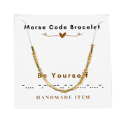 Morse code necklace alphanumeric couple personalized collarbone chain necklace